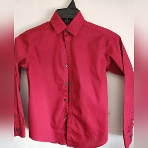 Kids Van Heusen Deep Red Shirt(burgundy)